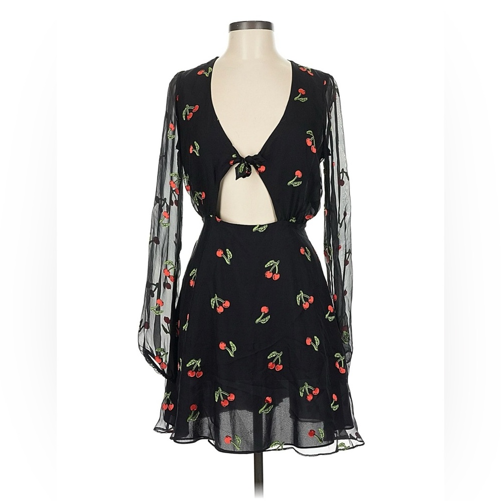 For Love And Lemons, Black Cherry Mini Dress